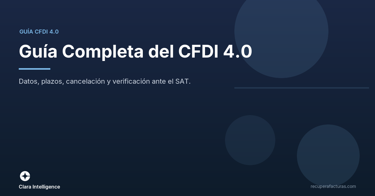 Guía Completa del CFDI 4.0 en México | Cómo Facturar | Clara